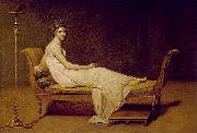 Jacques-Louis  David Portrait of Madame Recamier oil on canvas